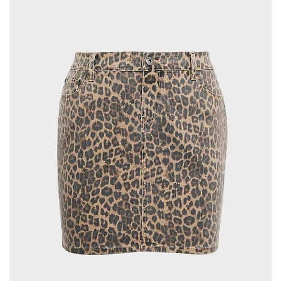 Leopard print mini skirt - Picture 1 of 9
